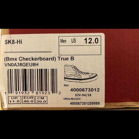 Vans SK8-Hi (BMX Checkerboard) - Picture 7 of 7